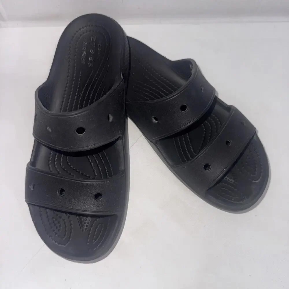 Crocs Adult Black‎ Waterproof Slip On Gorpcore Outdoor Comfort Slides Sandals 5
